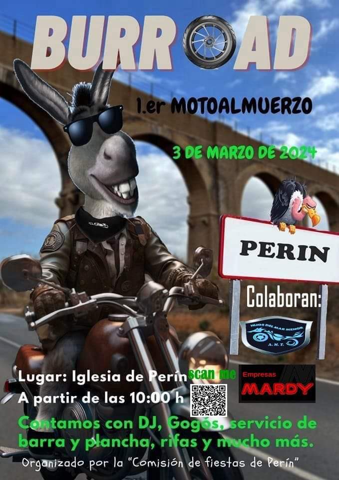 Encuentro de motos en Perín